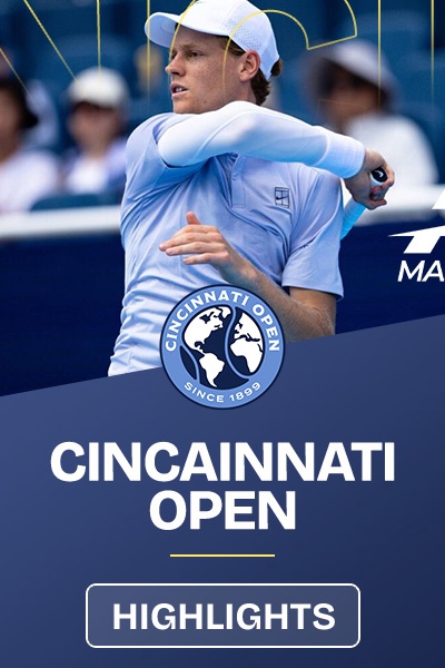 Jannik Sinner - Felix Auger-Aliassime | Tứ kết 1 | ATP Tour 1000 Cincinnati Open 2025