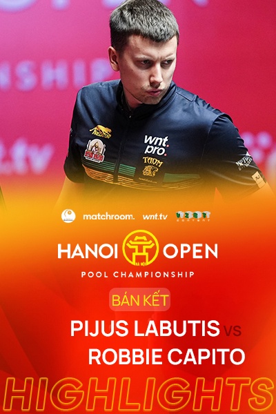 Pijus Labutis - Robbie Capito | Bán Kết | Matchpool Hanoi Open Pool Championship 2025