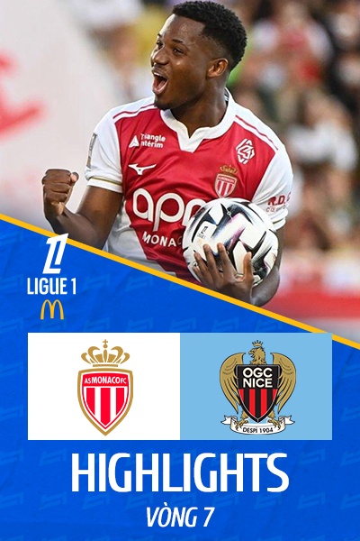 AS Monaco - Nice | Vòng 7 | Ligue 1 25/26