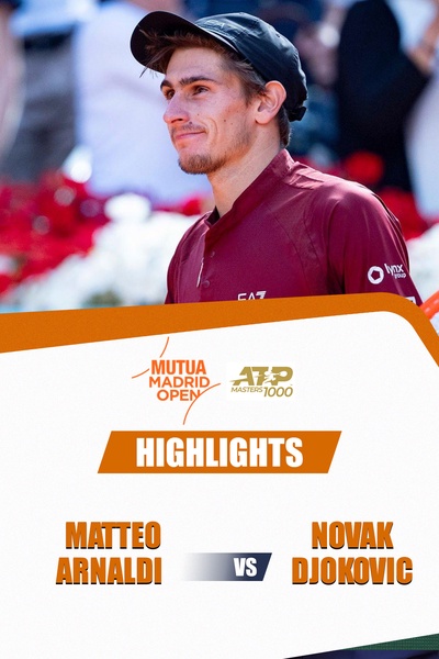 Matteo Arnaldi vs. Novak Djokovic