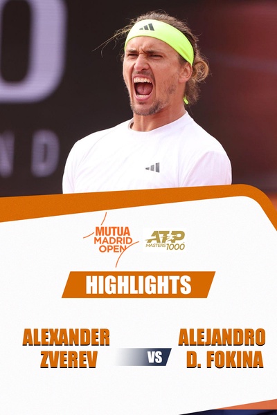 Alexander Zverev vs. Alejandro Davidovich Fokina
