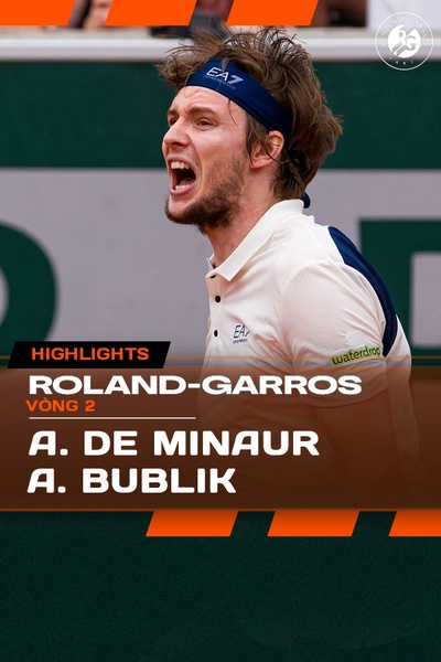 Alex De Minaur vs. Alexander Bublik