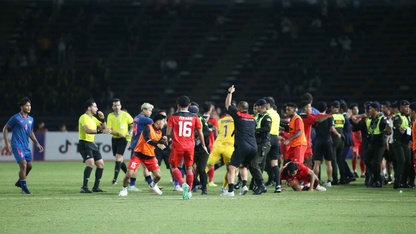 U22 Thái Lan có nguy cơ bị phạt nặng sau màn hỗn chiến với Indonesia