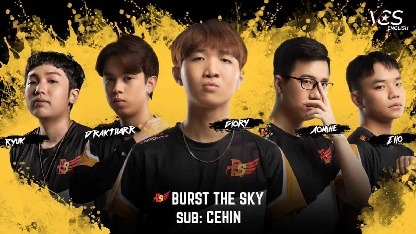 Đội hình Burst The Sky tham dự VCS mùa Đông 2021