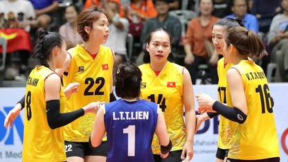 Bóng chuyền nữ Việt Nam gặp Trung Quốc ở bán kết giải châu Á với vị trí nhì bảng