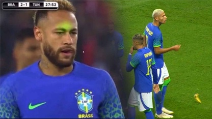 Bị CĐV chơi xấu, Neymar đáp trả trêu tức đối phương