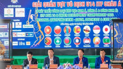 Giải Quần vợt Vô địch U14 ITF Châu Á khởi tranh từ ngày 6/1 tại Bắc Ninh