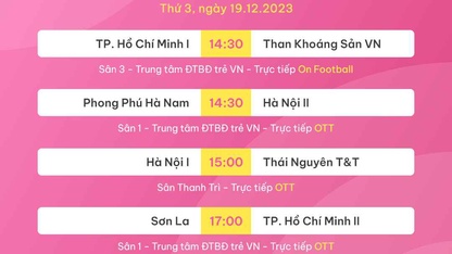 Lịch thi đấu Vòng 11 giải bóng đá nữ VĐQG – Cúp Thái Sơn Bắc 2023