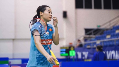 Thùy Linh thắng chóng vánh tại trận ra quân giải cầu lông Hàn Quốc Masters