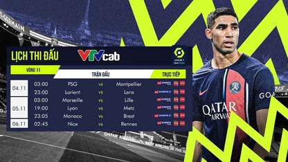 Những trận cầu hấp dẫn của vòng 11 Serie A và Ligue 1 trên VTVcab