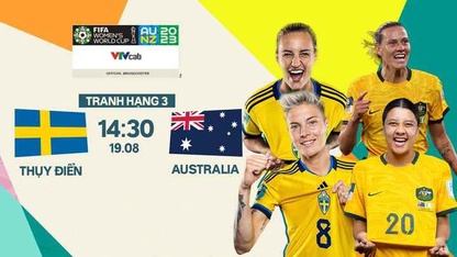 Link trực tiếp Thụy Điển vs Australia, tranh hạng 3 World Cup nữ 2023