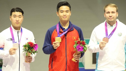 Việt Nam thăng tiến mạnh trên bảng tổng sắp ASIAD 19