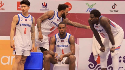Soi dàn "ngoại binh" siêu khủng của bóng rổ Campuchia tại SEA Games 32