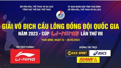 Lịch thi đấu Giải vô địch cầu lông đồng đội quốc gia 2023 - Cup Li-Ning lần thứ VII