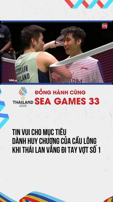 Tin vui cho Cầu lông Việt Nam tại Sea Games 33