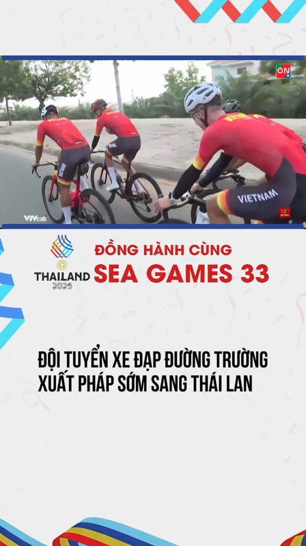 Đội tuyển xe đạp xuất phát sớm sang đất Thái