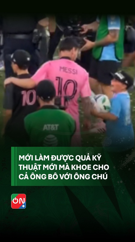Con Trai Messi Khoe Bố Mới Làm Được Skill Mà Có Vẻ Ông Bô Không "Care"