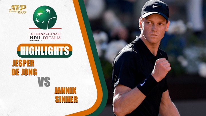 Jesper De Jong vs Jannik Sinner