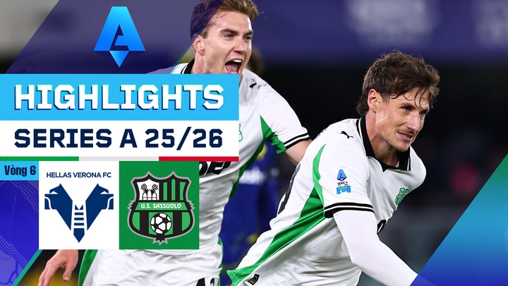 Hellas Verona - Sassuolo | Vòng 6 | Serie A 25/26