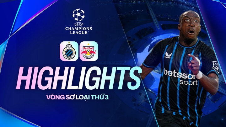 Club Brugge - Salzburg | Lượt về - vòng sơ loại thứ 3 | UEFA Champions League 25/26