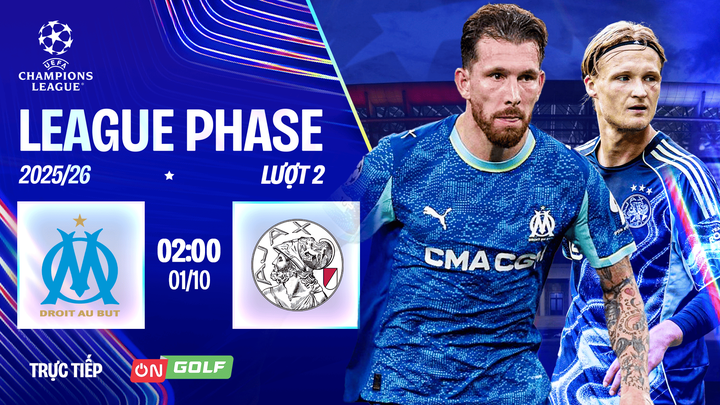 Marseille - Ajax | Lượt 2 - League Phase | UEFA Champions League 25/26