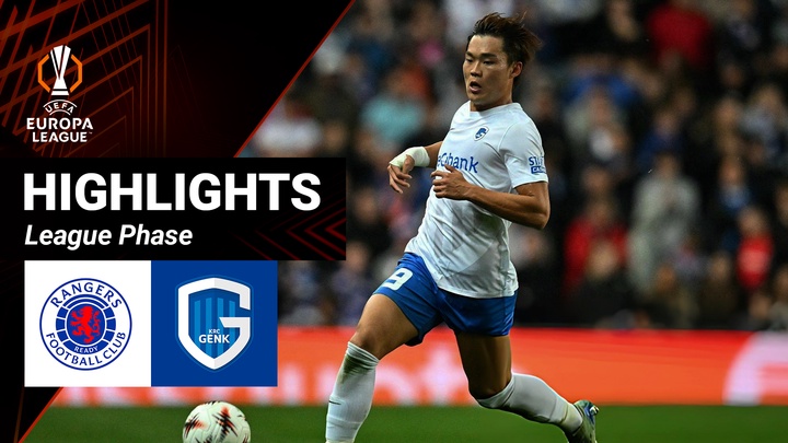 Rangers - Genk | Lượt 1 - League Phase | Europa League 25/26