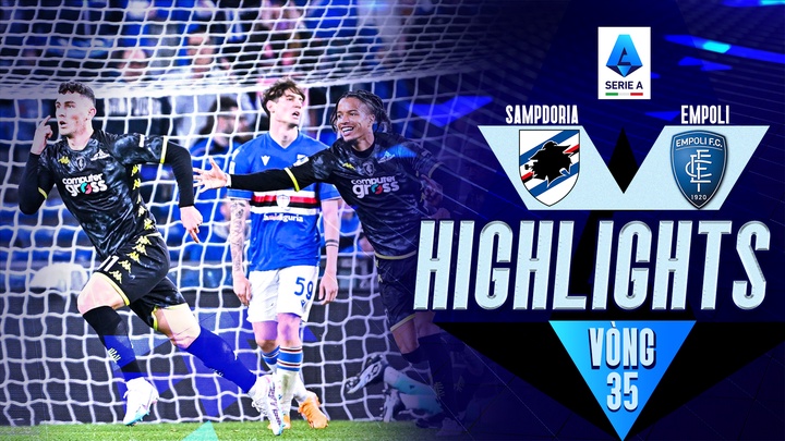 Vòng 35 - Sampdoria vs Empoli