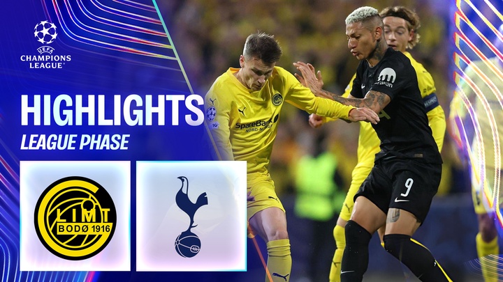 Bodo/Glimt - Tottenham Hotspur | Lượt 2 - League Phase | UEFA Champions League 25/26 