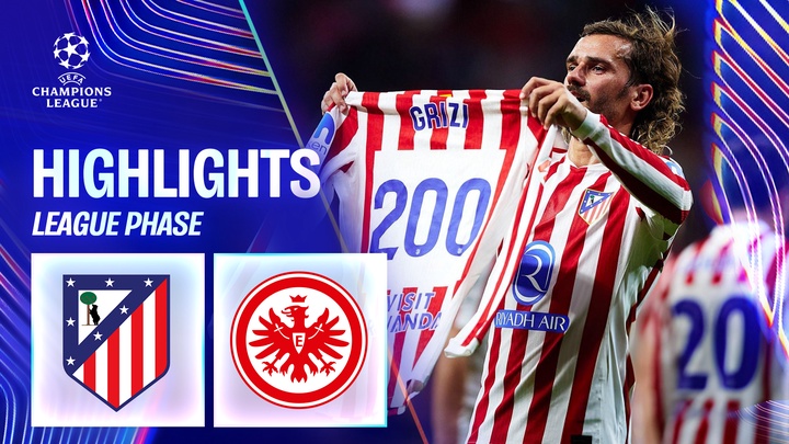Atletico Madrid - Frankfurt | Lượt 2 - League Phase | UEFA Champions League 25/26