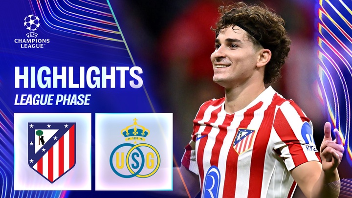 Atletico Madrid - Union Saint-gilloise | Lượt 4 - League Phase | UEFA Champions League 25/26