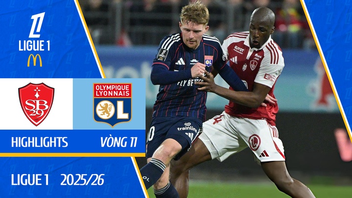 Brest - Lyon  | Vòng 11 | Ligue 1 25/26