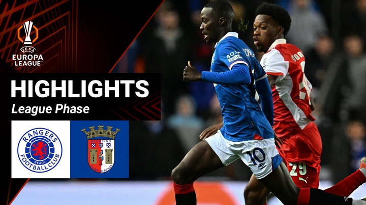 Rangers - Sporting Braga | Lượt 5 - League Phase | Europa League 25/26