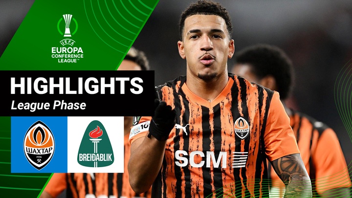 Shakhtar Donetsk - Breidablik | Lượt 3 - League Phase | UEFA Conference League 25/26