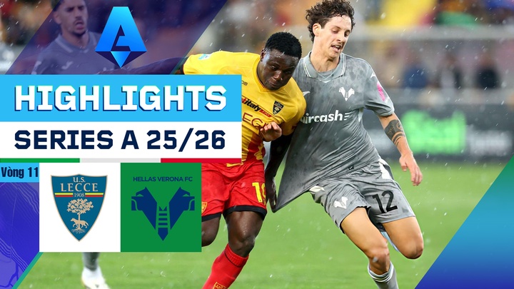Lecce - Hellas Verona | Vòng 11 | Serie A 25/26
