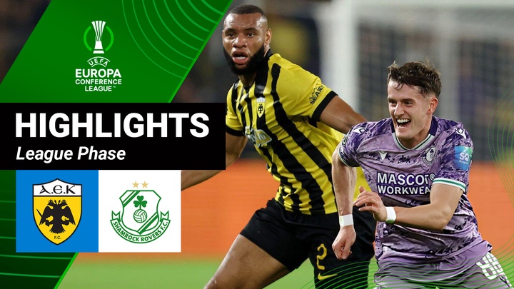 Aek Athens - Shamrock Rovers | Lượt 3 - League Phase | UEFA Conference League 25/26