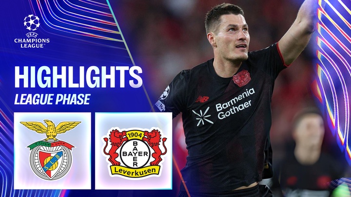 Benfica - Bayer Leverkusen | Lượt 4 - League Phase | UEFA Champions League 25/26