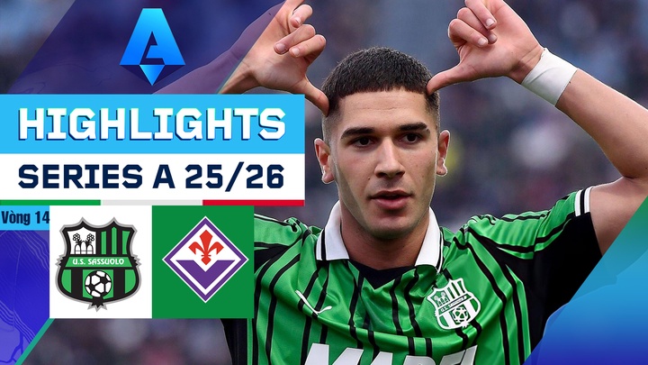 Sassuolo - Fiorentina | Vòng 14 | Serie A 25/26