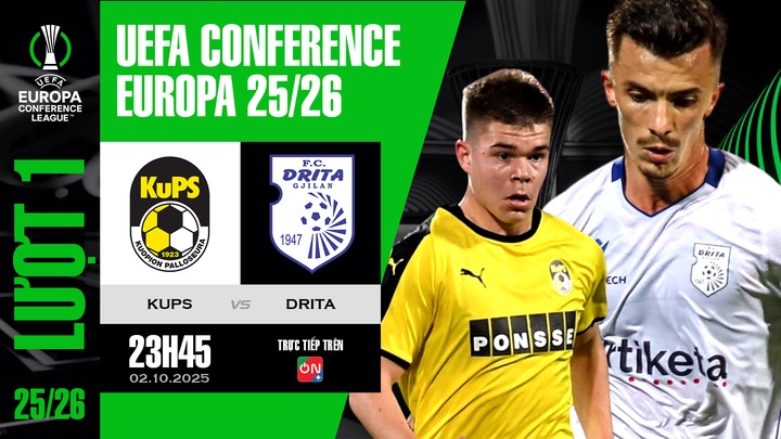 KupS - Drita | Lượt 1 - League Phase | UEFA Conference League  25/26