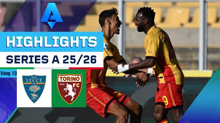 Lecce - Torino | Vòng 13 | Serie A 25/26