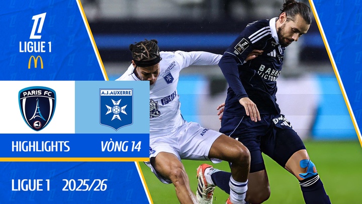 Paris - Auxerre | Vòng 14 | Ligue 1 25/26