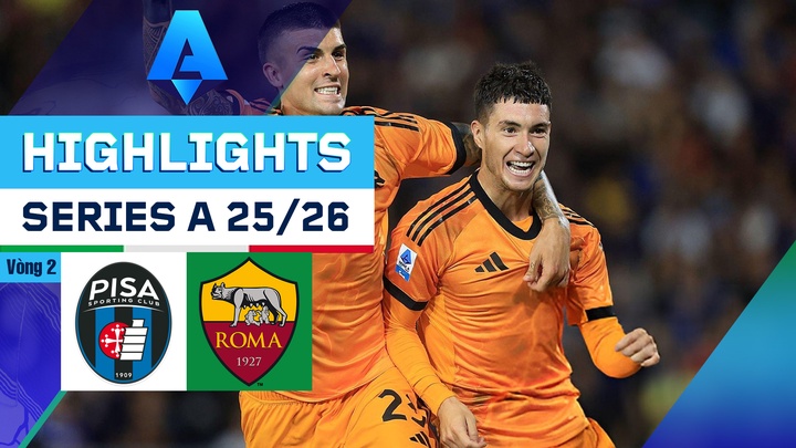 Pisa - AS Roma | Vòng 2 | Serie A 25/26