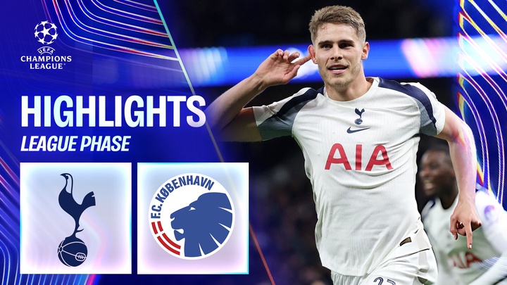 Tottenham Hotspur - Copenhagen | Lượt 4 - League Phase | UEFA Champions League 25/26