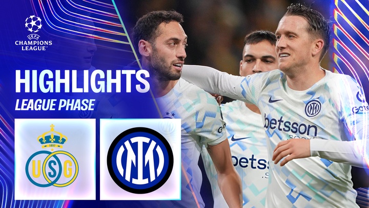 Union Saint-Gilloise - Inter Milan | Lượt 3 - League Phase | UEFA Champions League 25/26 