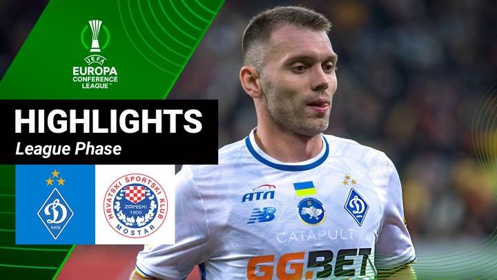 Dynamo Kyiv - Zrinjski | Lượt 3 - League Phase | UEFA Conference League 25/26 