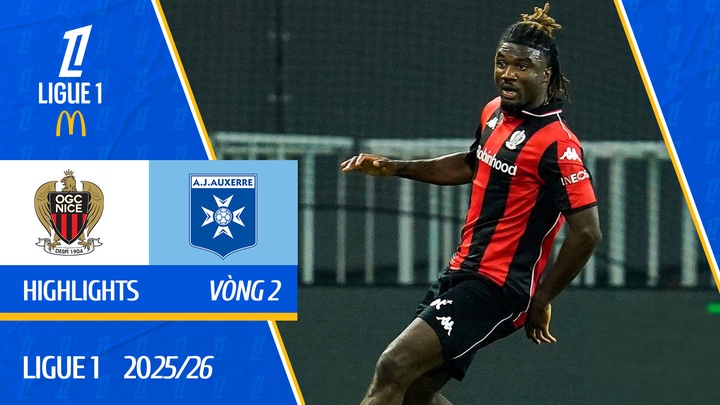 Nice - Auxerre | Vòng 2 | Ligue 1 25/26