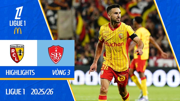 Lens - Brest | Vòng 3 | Ligue 2025/26