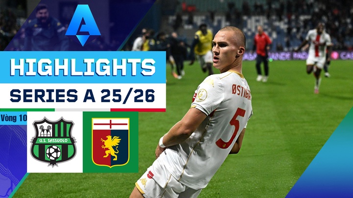 Sassuolo - Genoa | Vòng 10 | Serie A 25/26