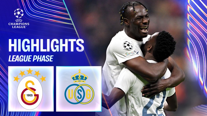 Galatasaray - Union Saint-gilloise | Lượt 5 - League Phase | UEFA Champions League 25/26
