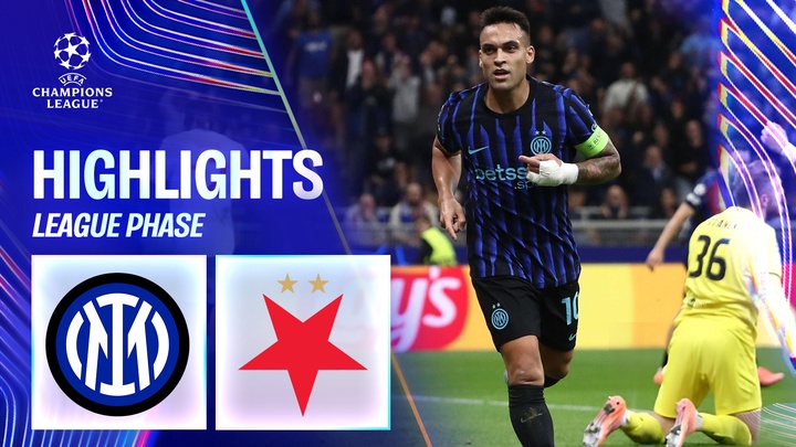 Inter Milan - Slavia Praha | Lượt 2 - League Phase | UEFA Champions League 25/26 
