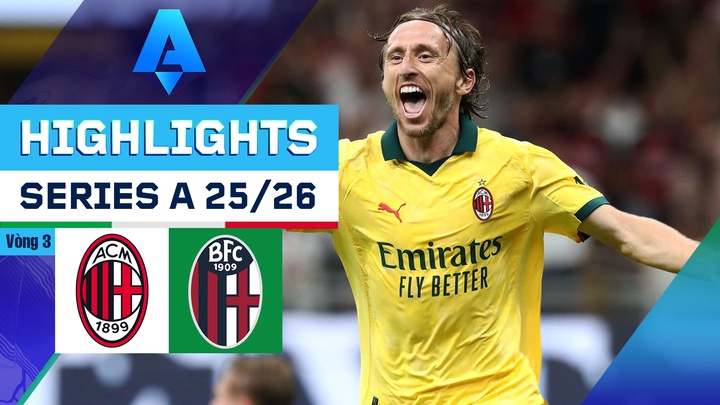 AC Milan - Bologna | Vòng 3 | Serie A 25/26